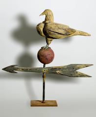 Primitive Seagull on Ball and Arrow by Steve Hazlett