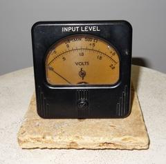 Simpson Meter, Made for Early Hewlett Packard, Stone Mounted Paperweight ON SALE