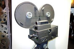 Cinema Newsreel Camera, as Sculpture, All Original with Wood Tripod, Impressive