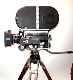 Mitchell BNCR Iconic Camera Blimp Total Sculpture circa 1950s, on Vintage Tripod