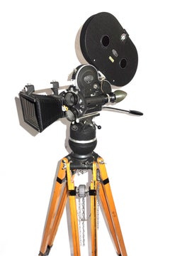 Arriflex Early 16mm Motion Picture Camera, Classic Display with Tripod
