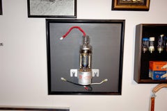 Vacuum Tube Wall Sculpture circa 1950, Rare, Bill Reiter Artist