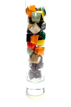 TV Character Generator Keyboard Key Sculpture, circa Mid-20th Century