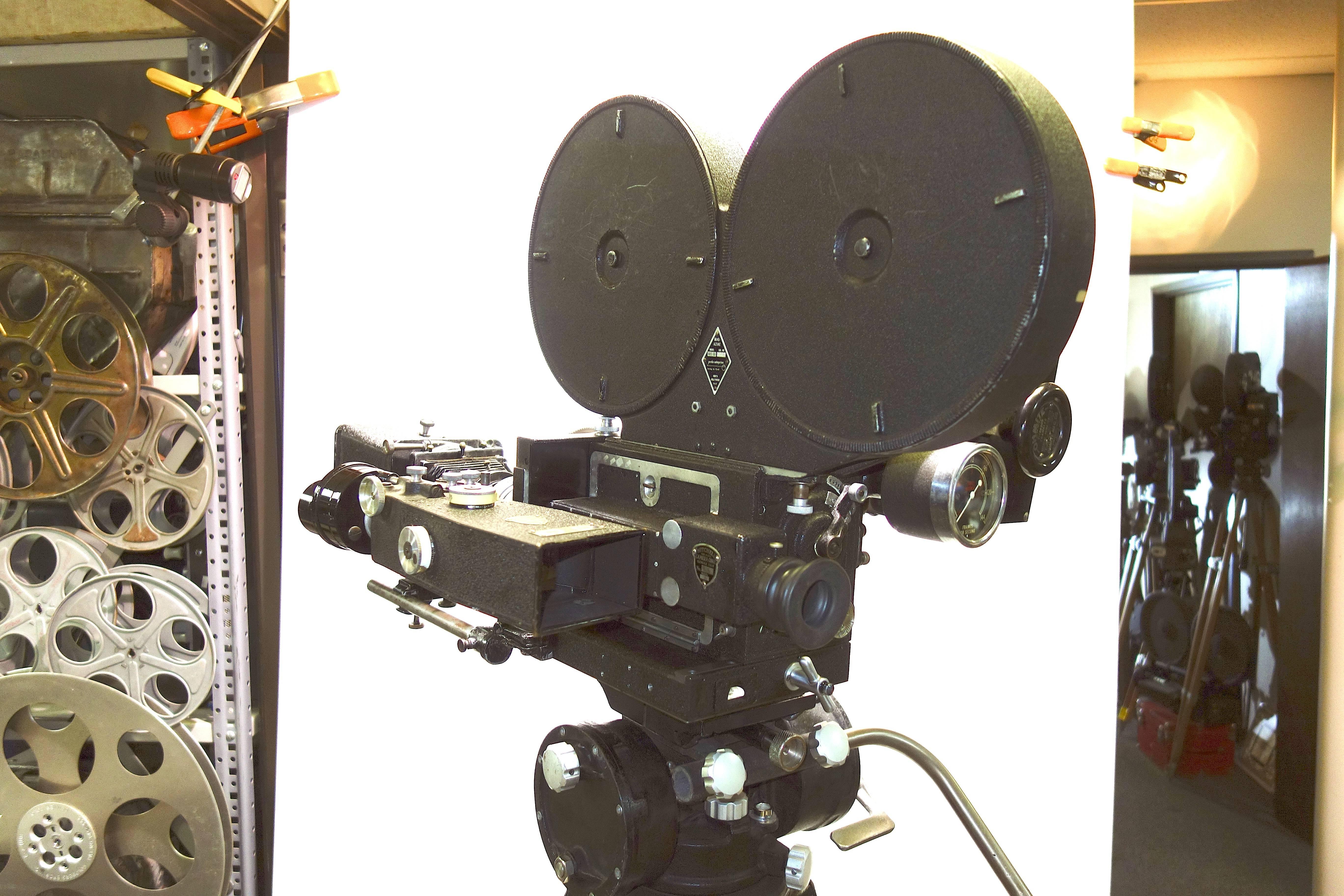 20th Century Movie Camera 35mm Mitchell Film Camera as Sculpture Hollywd Original circa 1940s For Sale