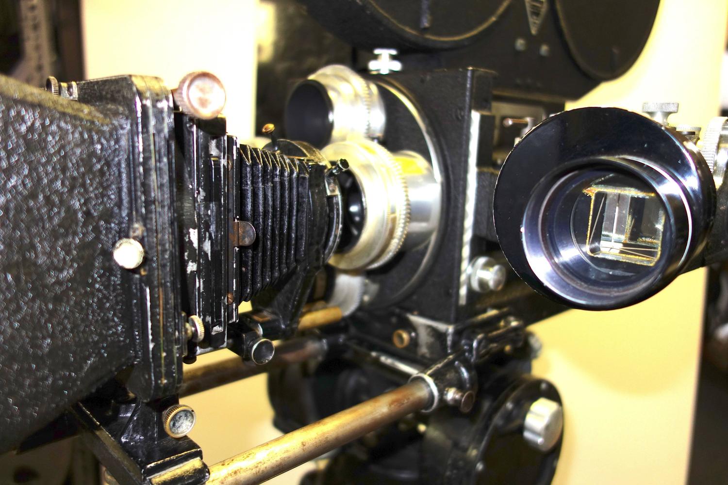 Motion Picture Camera 35mm Film circa 1940s, Rare Mitchell High Speed