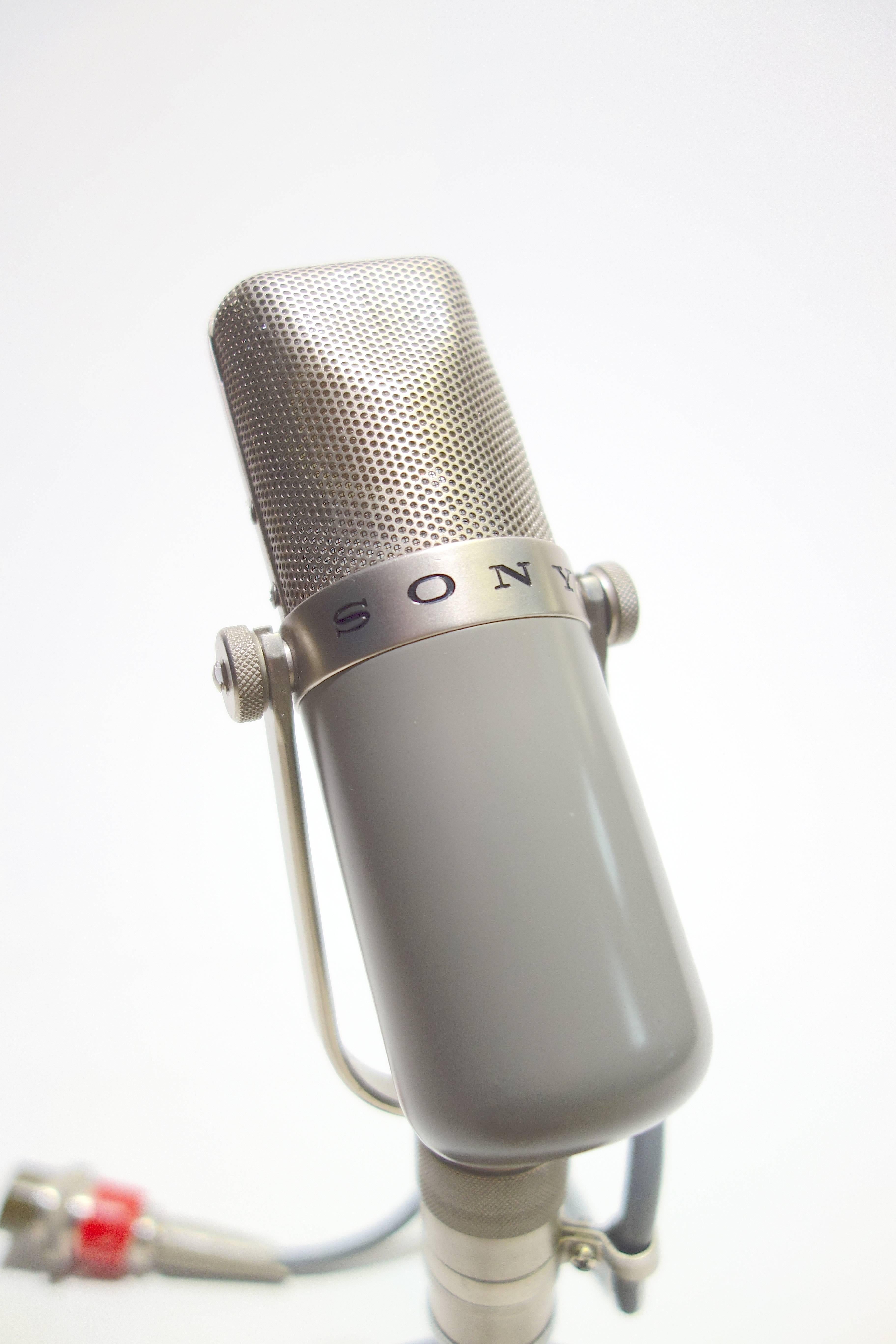 20th Century Vintage Studio Microphone, circa 1958 Sony Iconic, Favourite of Sinatra Rare