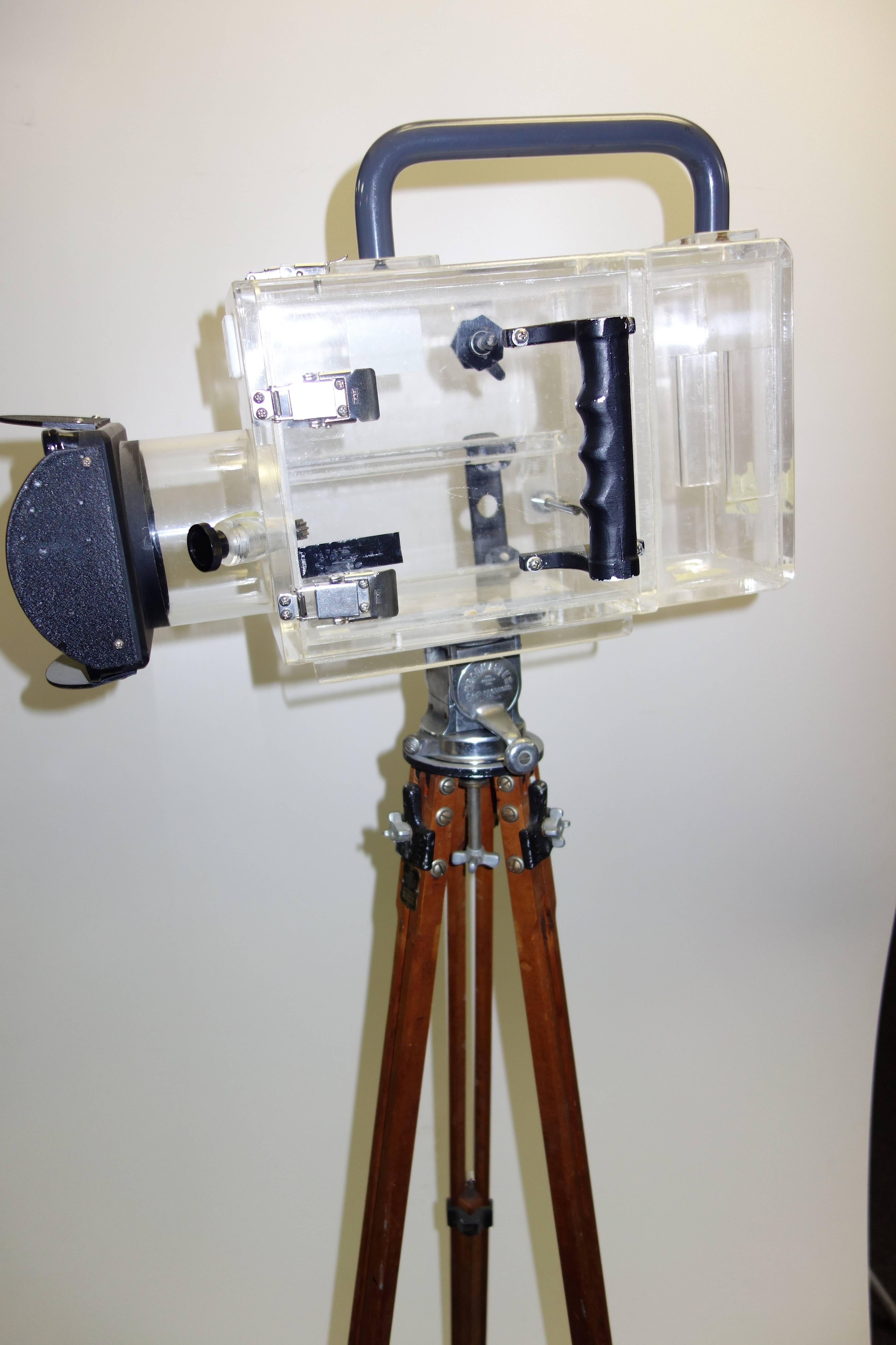 Movie Camera Underwater Housing by Famous Jaws DP Jordan Klein, circa 1970 In Excellent Condition For Sale In Dallas, TX