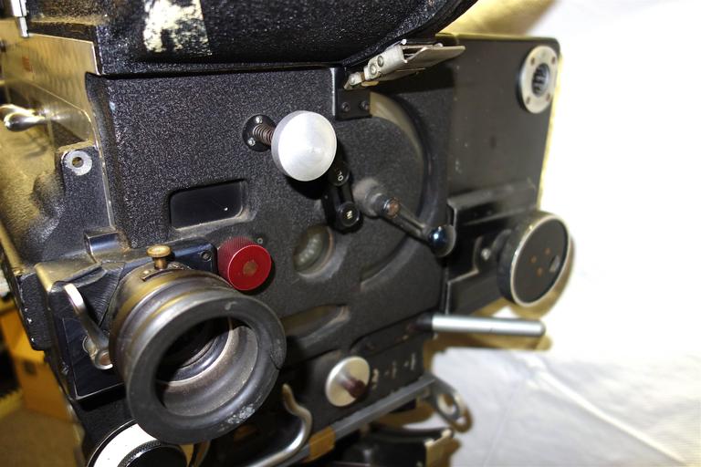 20th Century Rare Mitchell 35mm Antique Feature Cinema Camera Package As Sculpture. ON SALE For Sale