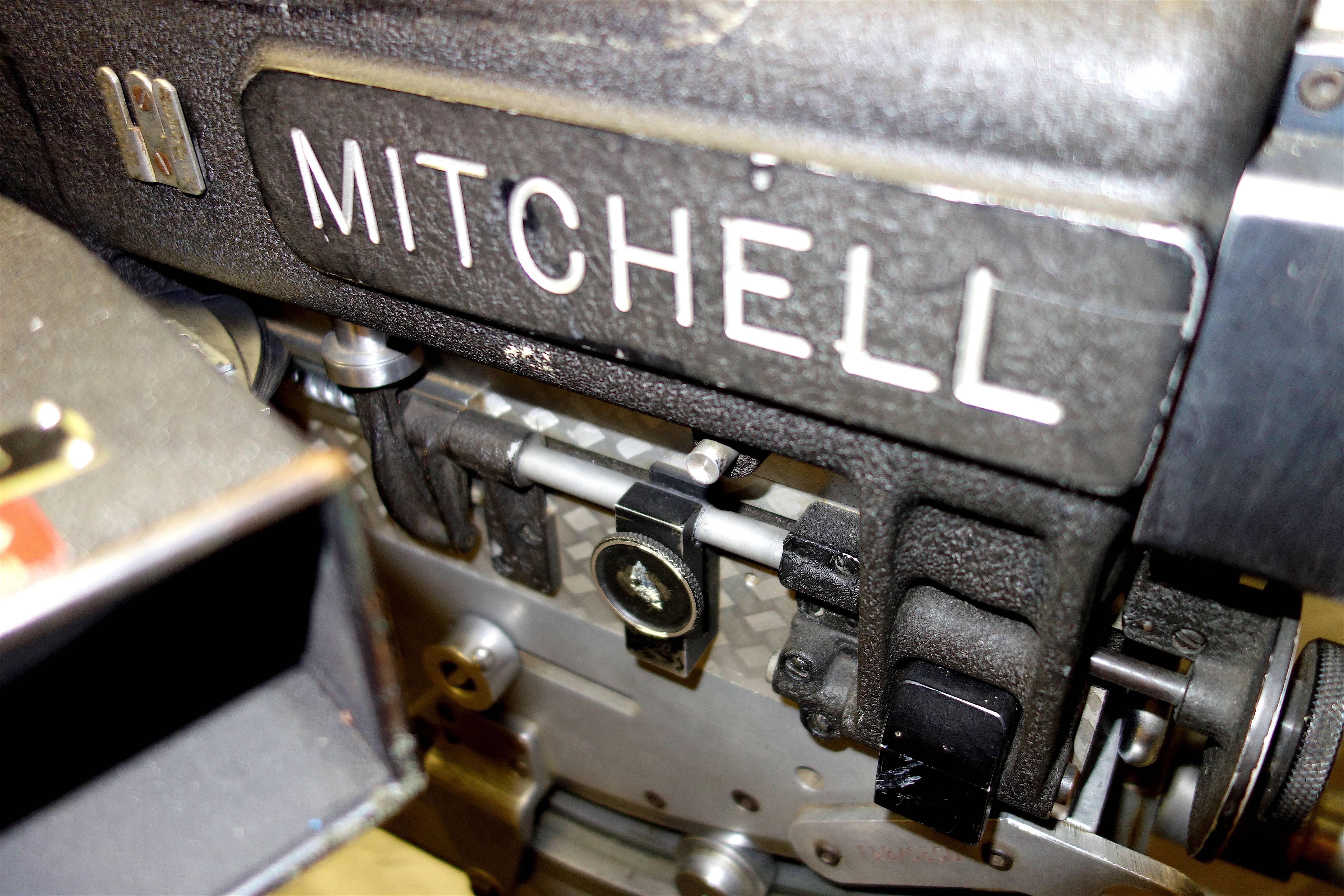 Rare Mitchell 35mm Antique Feature Cinema Camera Package As Sculpture. ON SALE For Sale 3