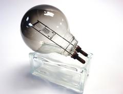 Vintage CINEMA Spotlight Light Bulb As Sculpture X Paramount, Circa 50's ON SALE