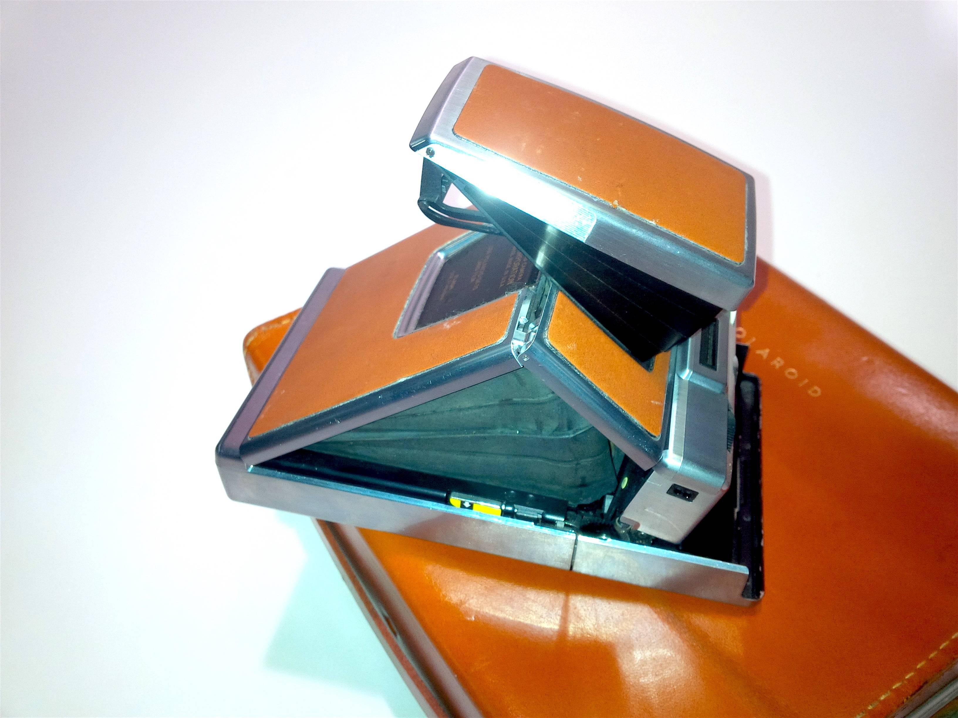 polaroid sx-70 leather case pics