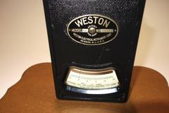 Weston, DC Microampere Meter, Early Electric Artifact, Mounted Sculpture ON SALE