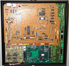 Component Art "1.20" Wall Sculpture Comprised W Mid-Century TV Artifacts ON SALE