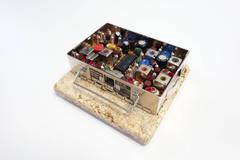 Vintage Desk Sculpture TV Circuit Assembly, circa Mid-20th Century. Sony ON SALE