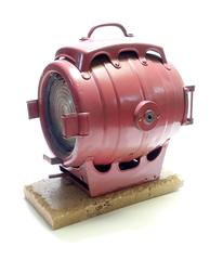 Movie Studio Light Fixture Incomplete, Mounted as Sculpture circa 1950s. ON SALE