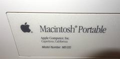 First Macintosh Portable Computer as New Complete Designer Icon