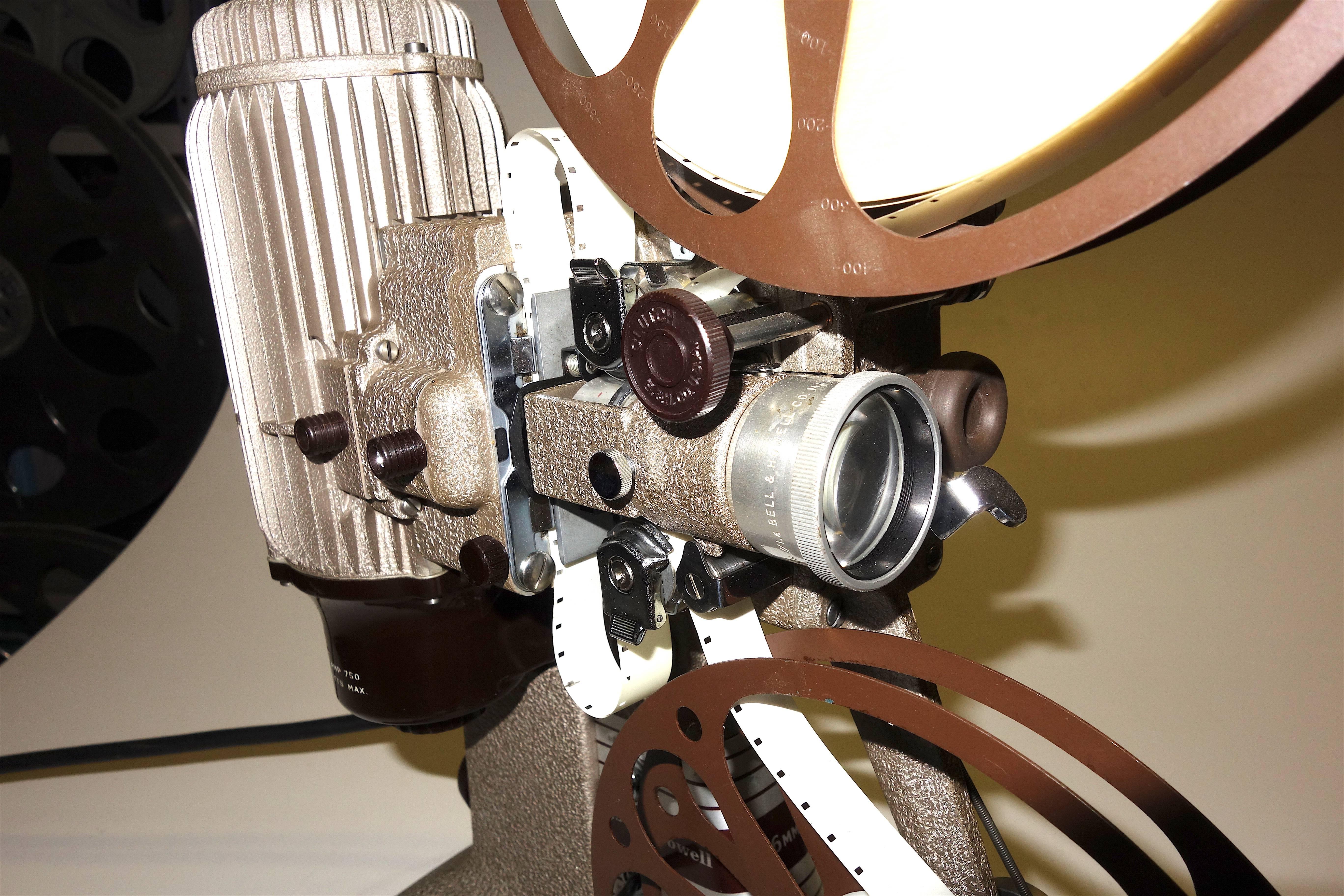 Art Deco 16mm Movie Projector, circa 1940, Rare Sculpture for Media Room For Sale