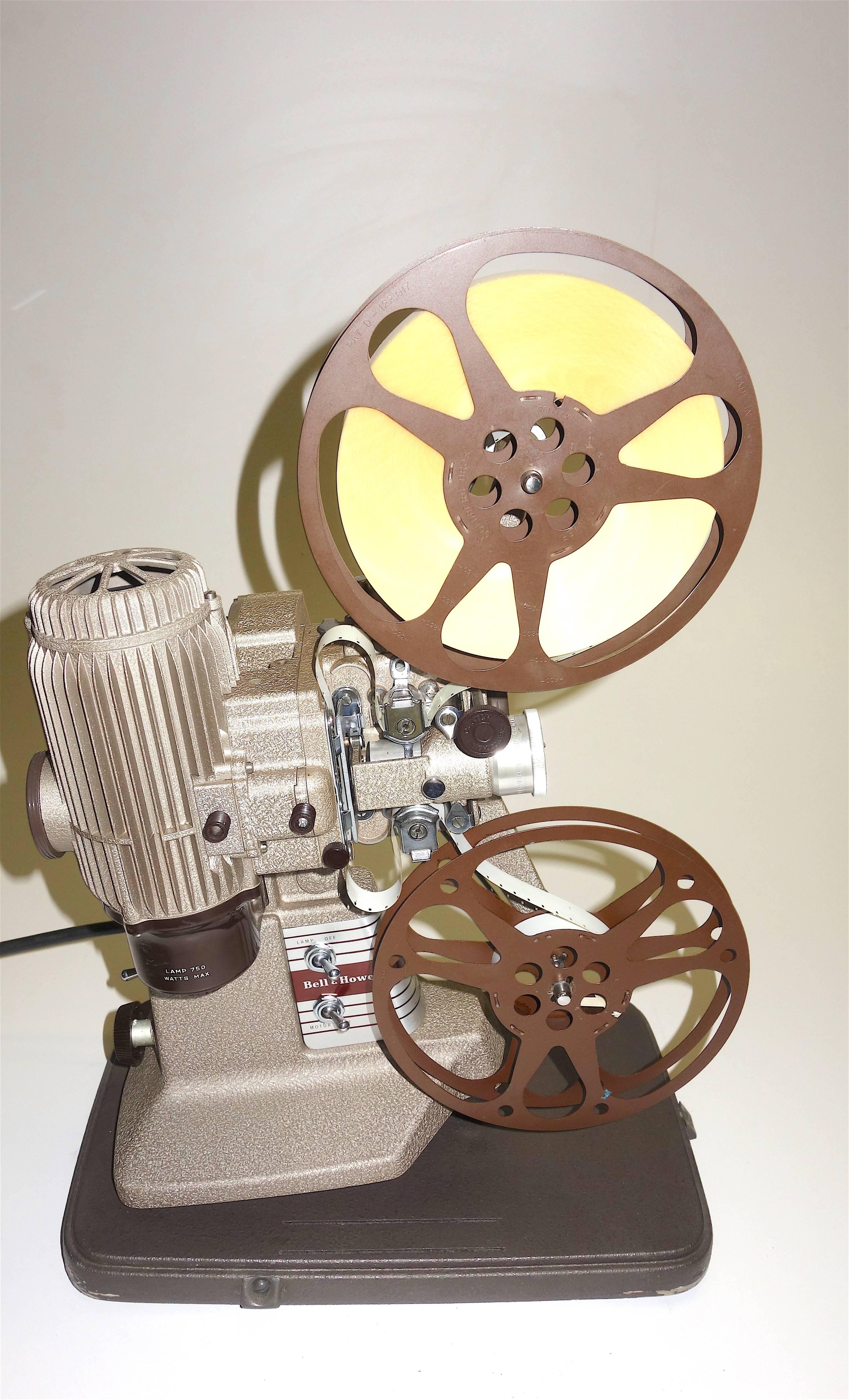 American 16mm Movie Projector, circa 1940, Rare Sculpture for Media Room For Sale