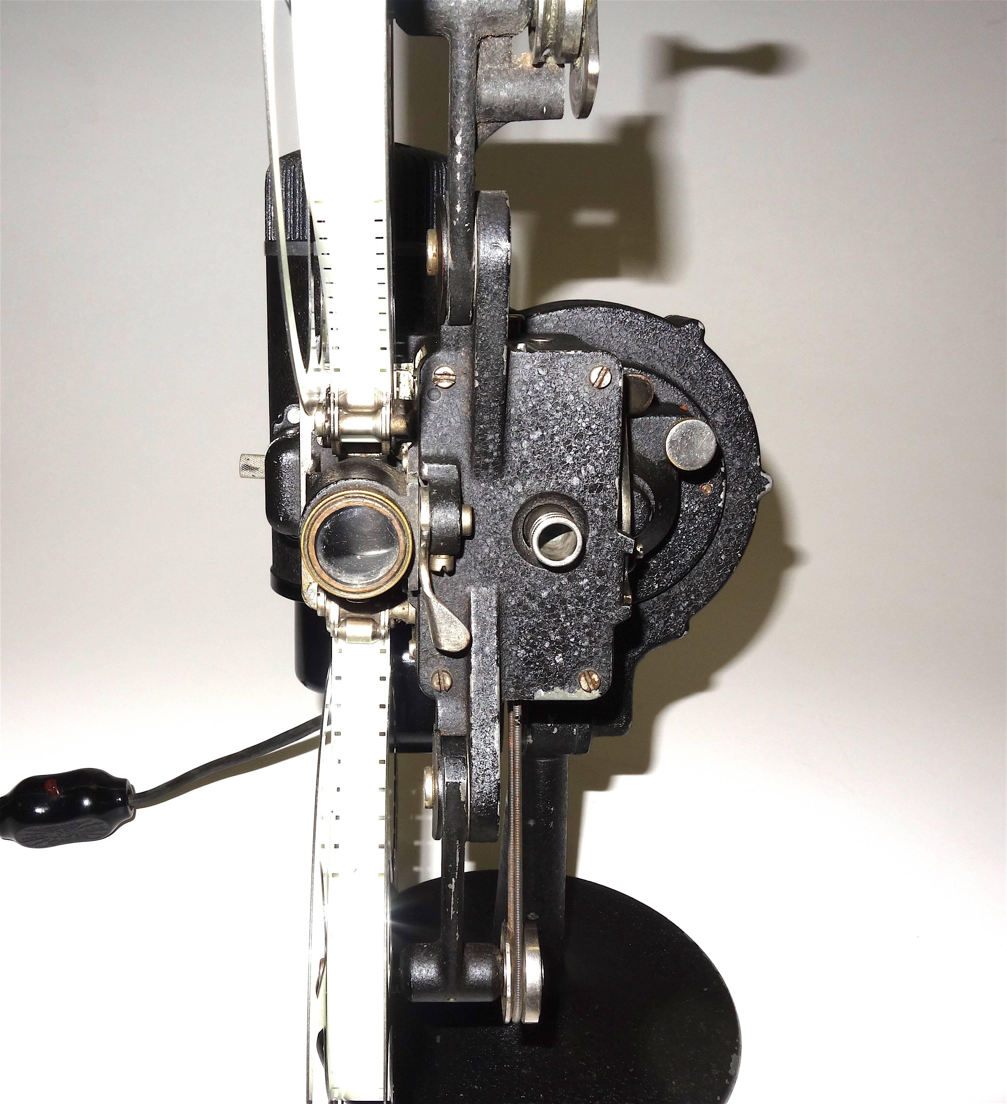 First Model 16MM Cinema Movie Projector, circa 1923, Rare Sculpture Take 50% OFF In Excellent Condition In Dallas, TX