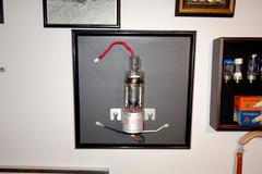 Vacuum Tube Wall Sculpture circa 1950. Rare, Bill Reiter Artist. ON SALE