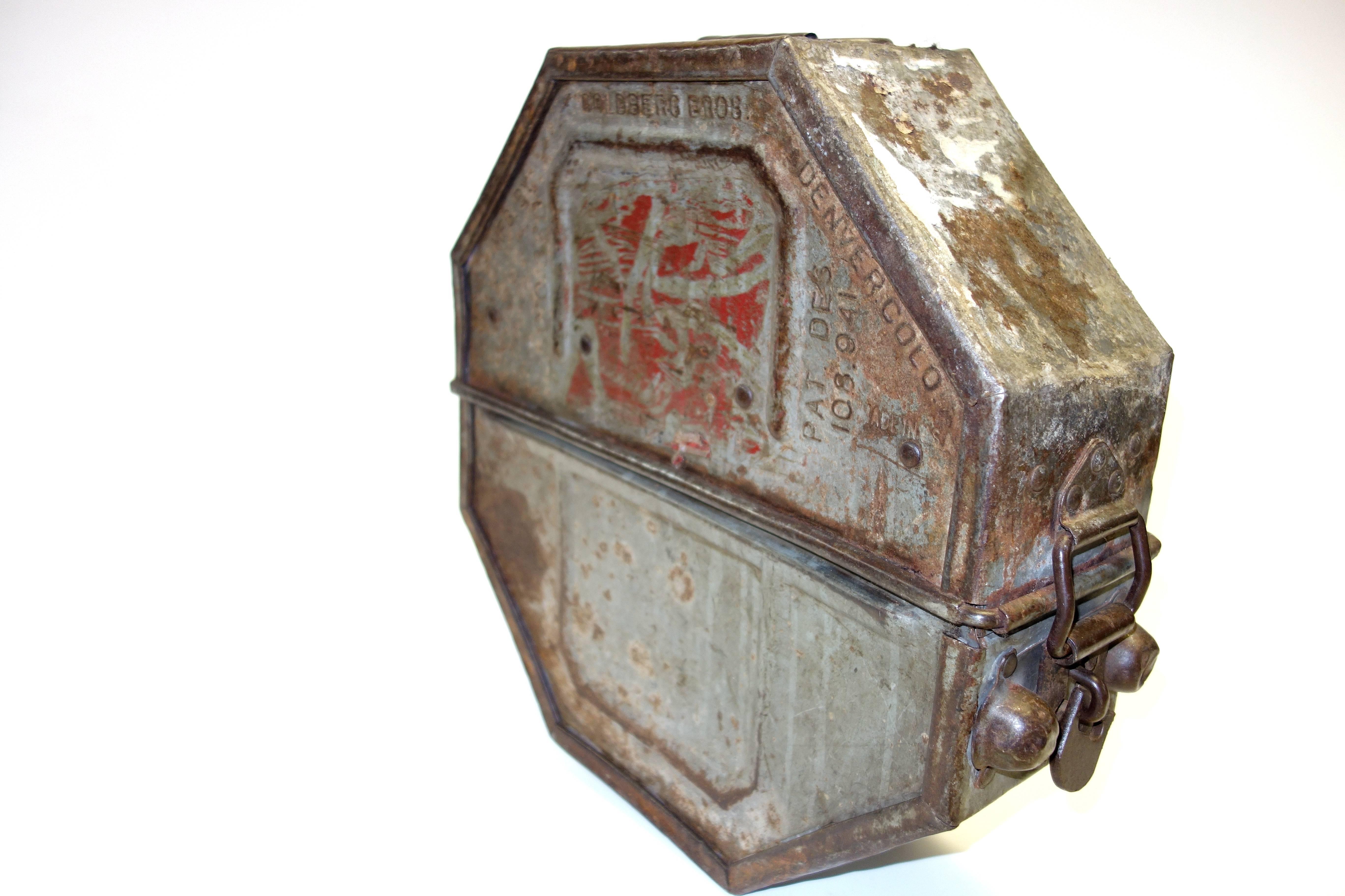 Industrial 20th Century Fox Studios Movie Shipping Container, circa 1940, Show as Sculpture For Sale