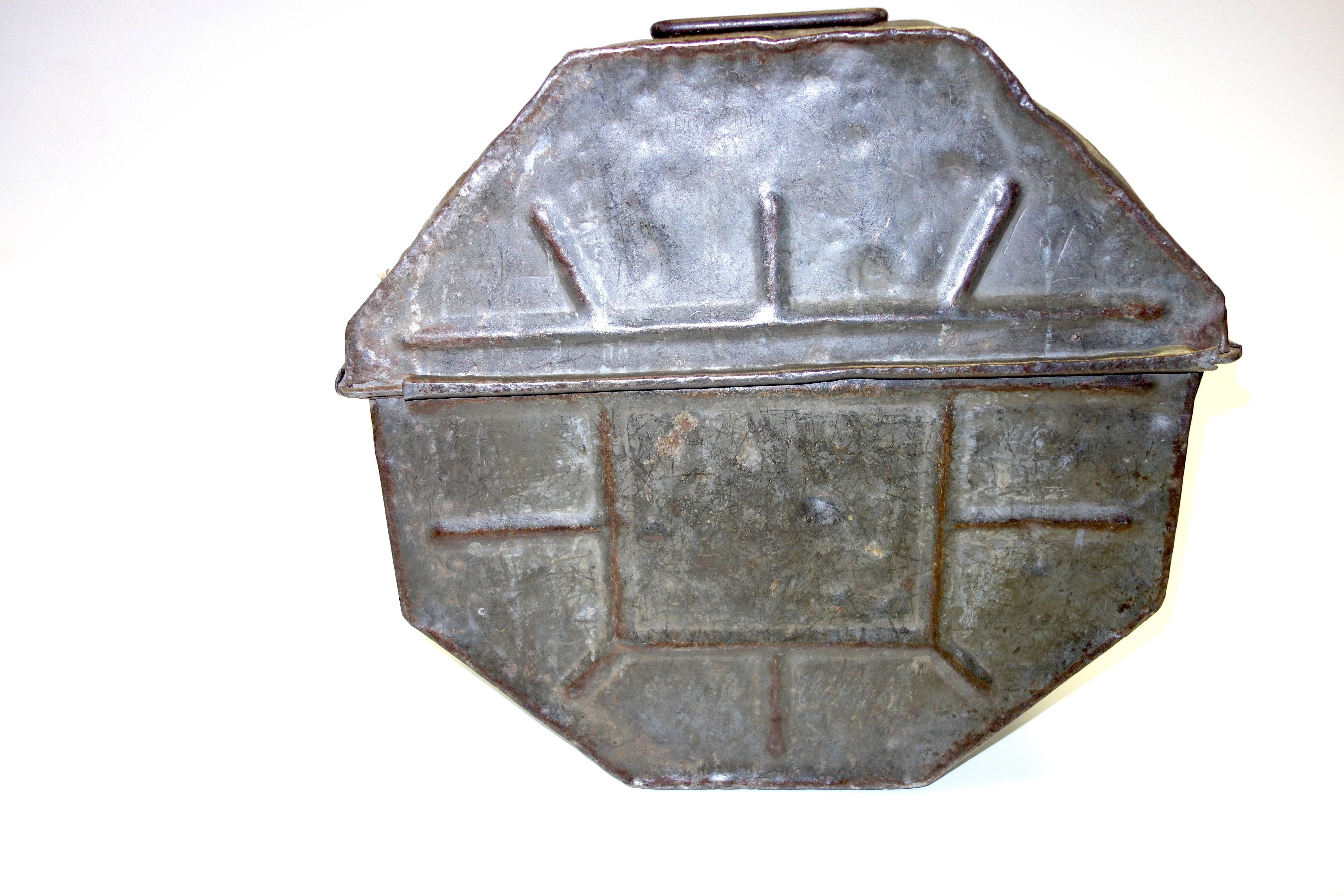 Embossed 20th Century Fox Studios Movie Shipping Container, circa 1940, Show as Sculpture For Sale