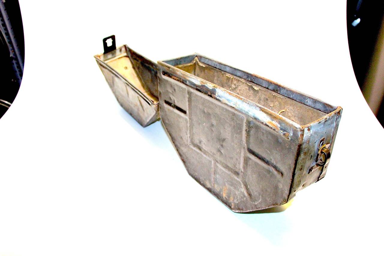 Steel 20th Century Fox Studios Movie Shipping Container, circa 1940, Show as Sculpture For Sale