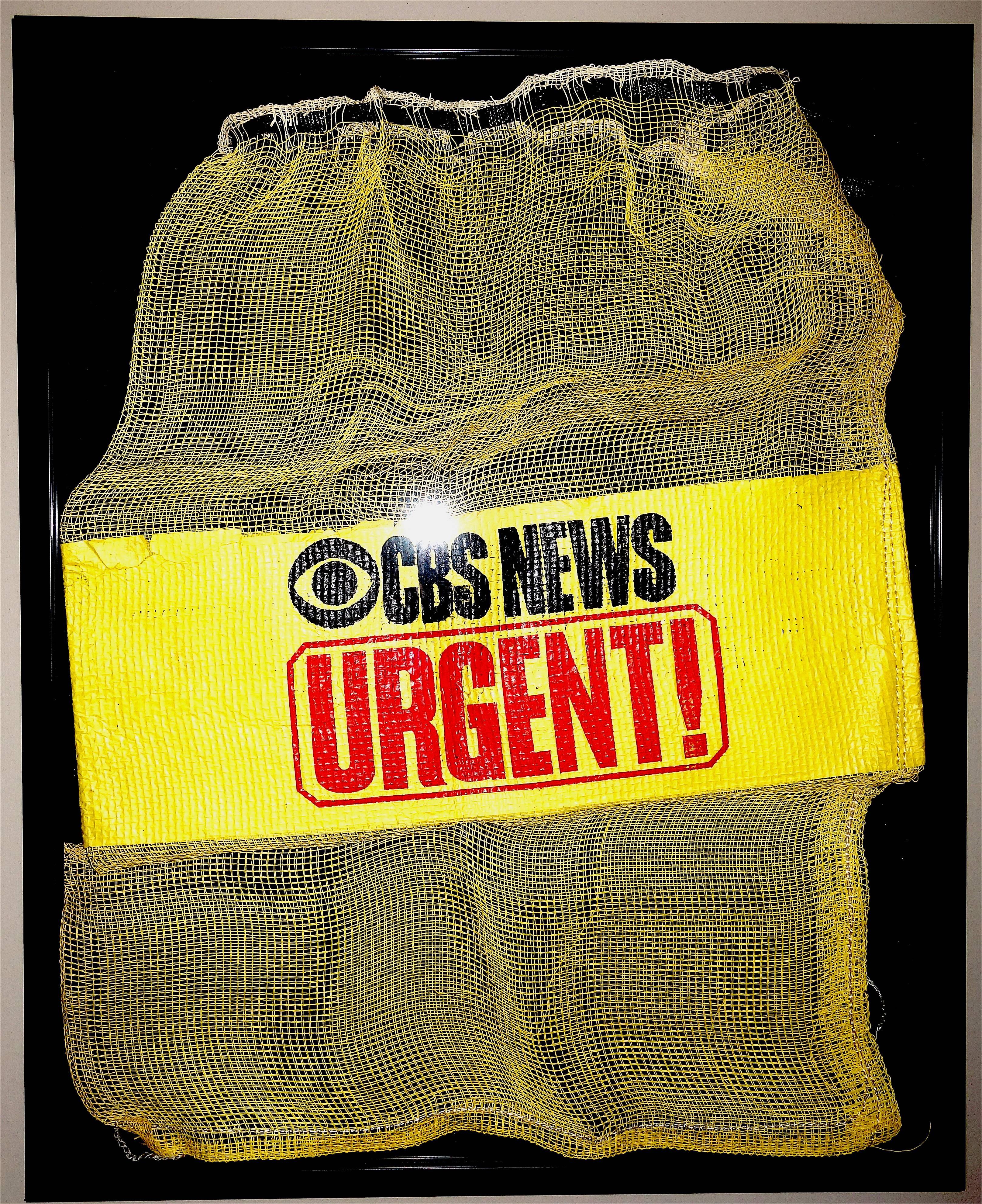 Submitted for your consideration is this Circa mid 20th century CBS News artifact.
We had only two of these rare pieces and one has just sold to a CBS executive. The one offered here, is now the last remaining piece like this anywhere.

These
