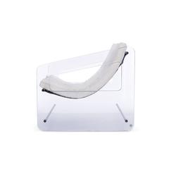 Ivory Hair-on-hide Indoor Player's Sling Chair