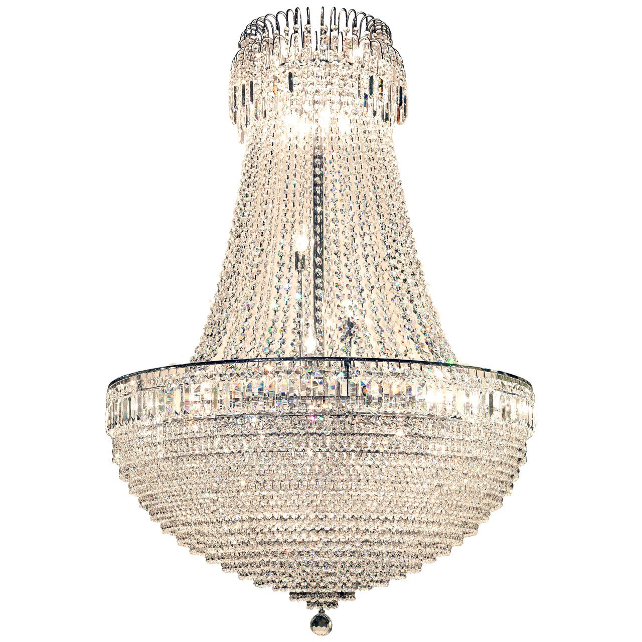 Large and impressive French Empire Chandelier