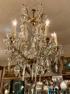 Maria Teresa style vintage chandelier with five lights
