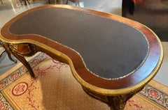 French oval shaped desk/bureauplatt