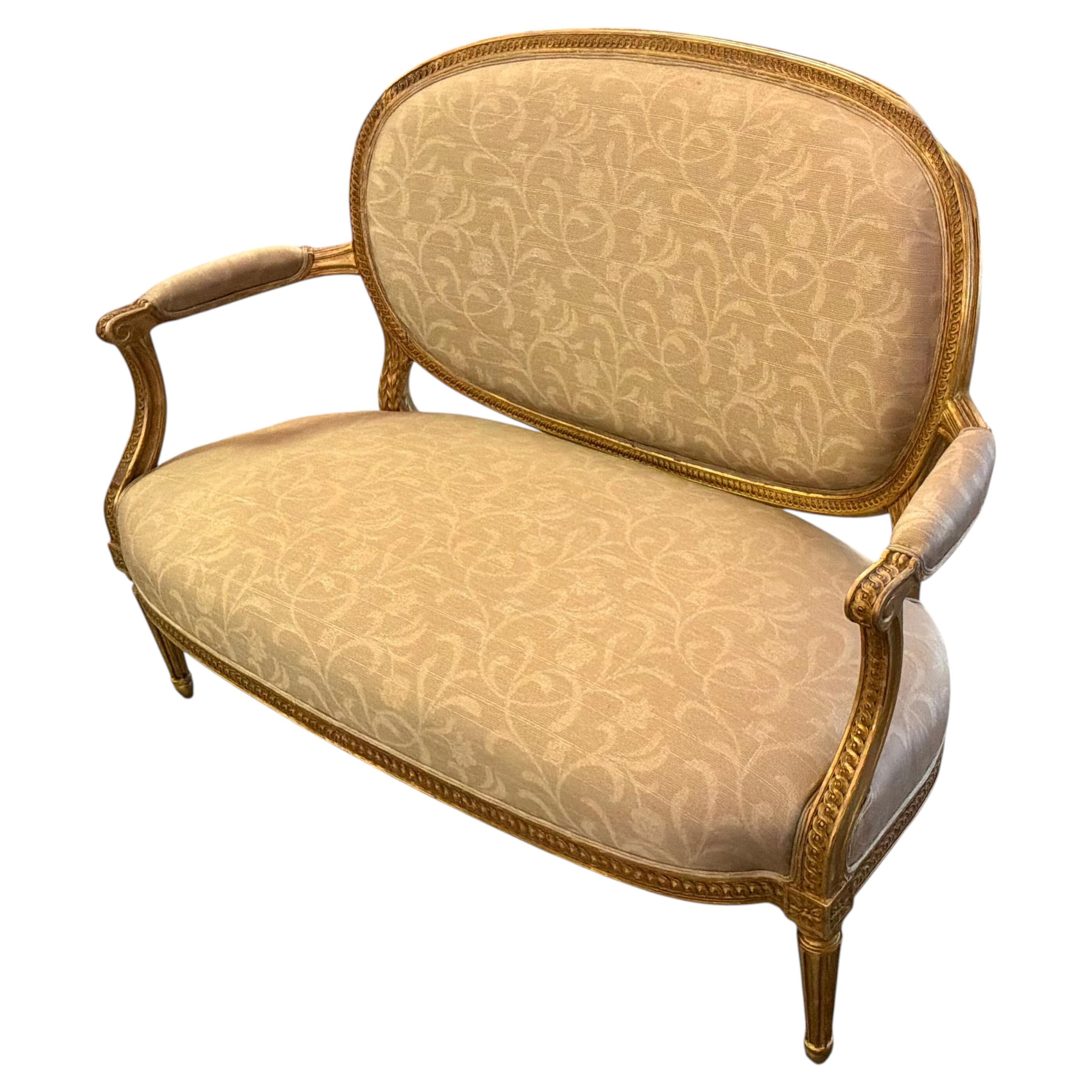 Louis XVI style settee