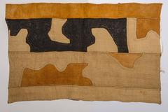 African Textile Kuba Zaire, Suitable for Table, Pillow or Wall Hanging