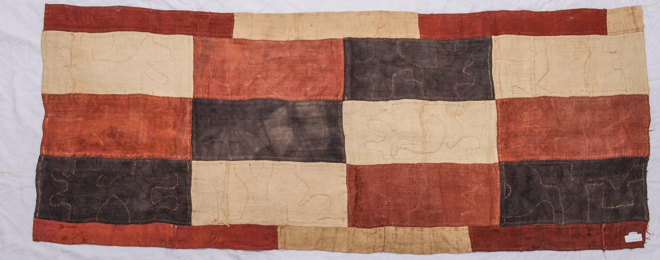 B/1567/5 - African textile from Zaire by Kuba people 