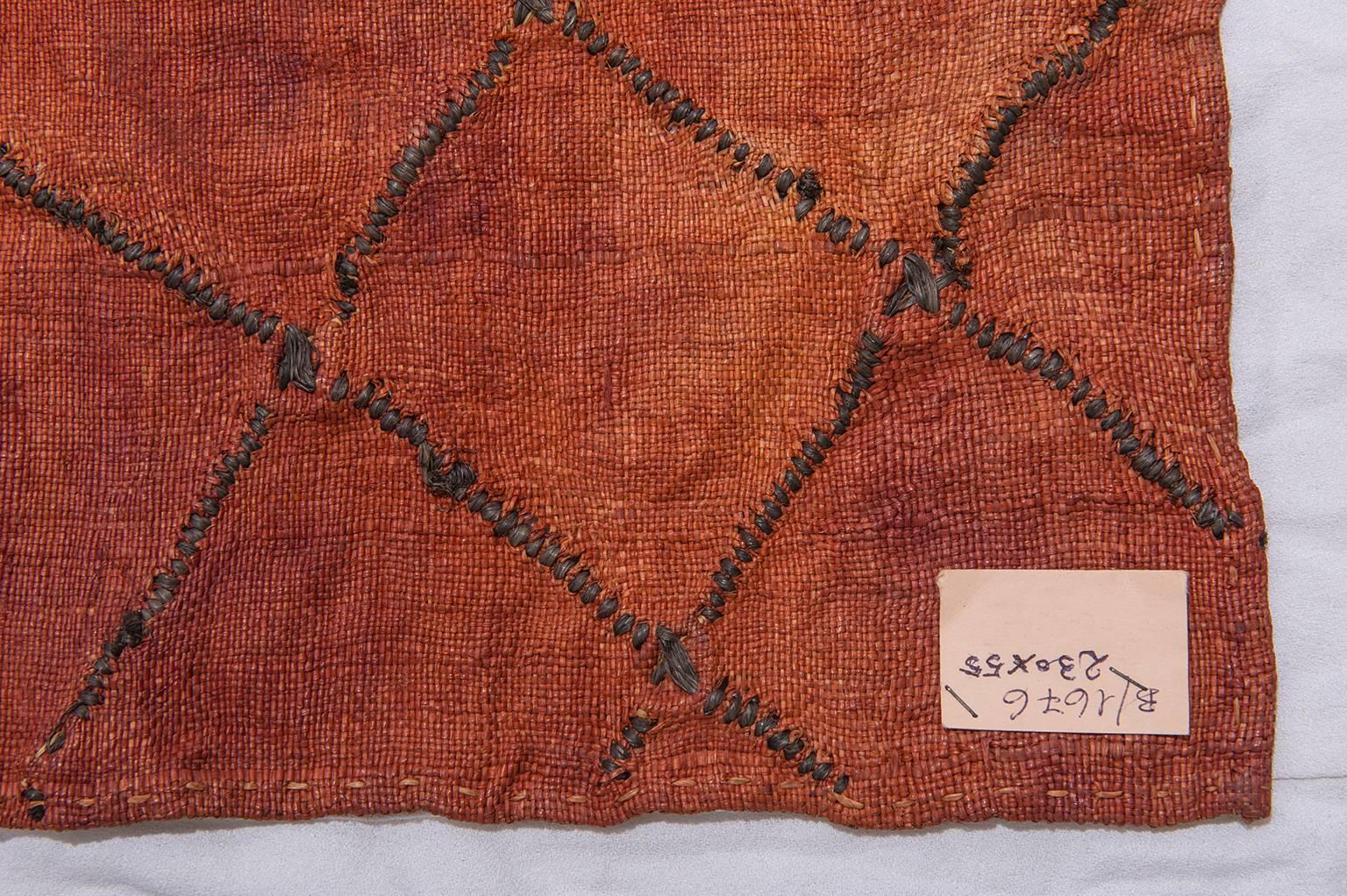 Afrikanisches Kuba-Textil Kuba, geeignet für Tisch- oder Wandbehang oder Rückenbezug (Volkskunst) im Angebot