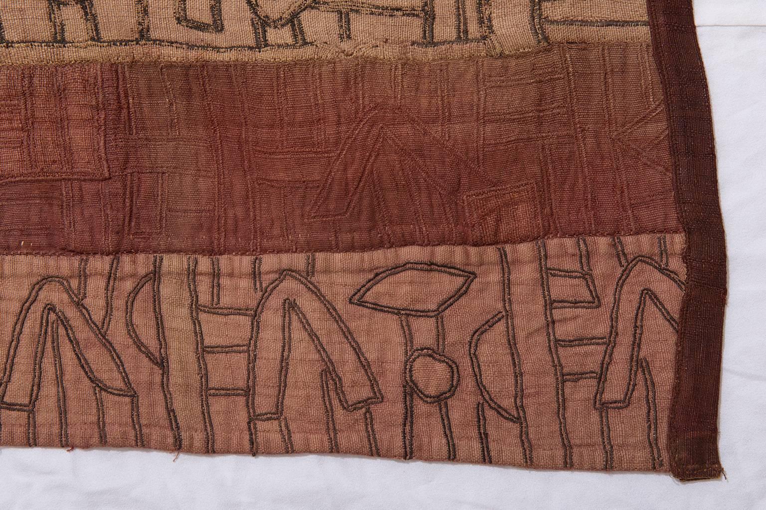 Afrikanische Textilien von Kuba, Zaire – für Rückenlehnebezug (Volkskunst) im Angebot