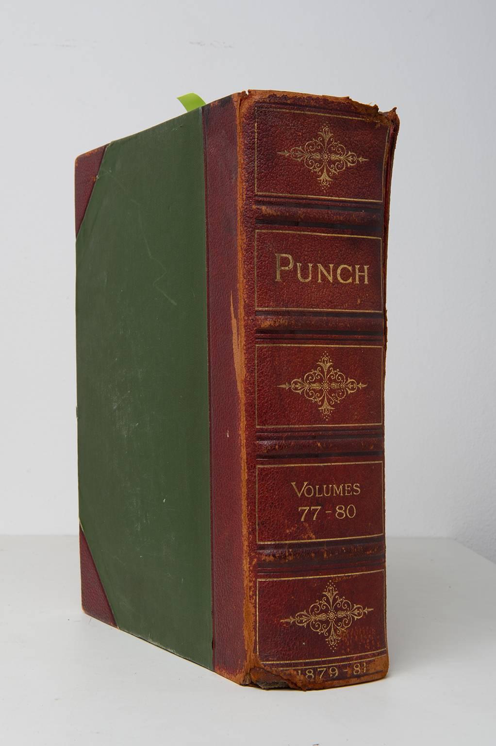 Pressed Old English book PUNCH