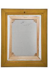 Italienisch Renato Criscuolo "Eine Ecke meines Gartens" Gemälde Öl auf Leinwand