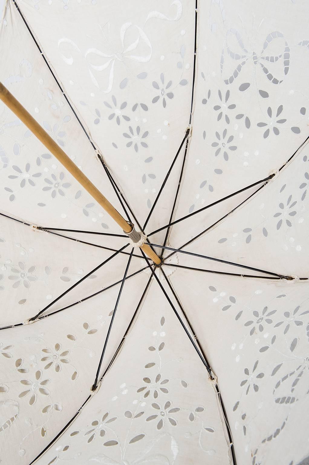Romantic Summer ! French Old  Parasol For Sale