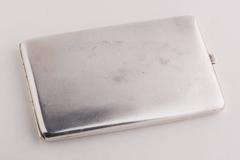 Silver and Gold Antique Personal Card or Cigarette Holder