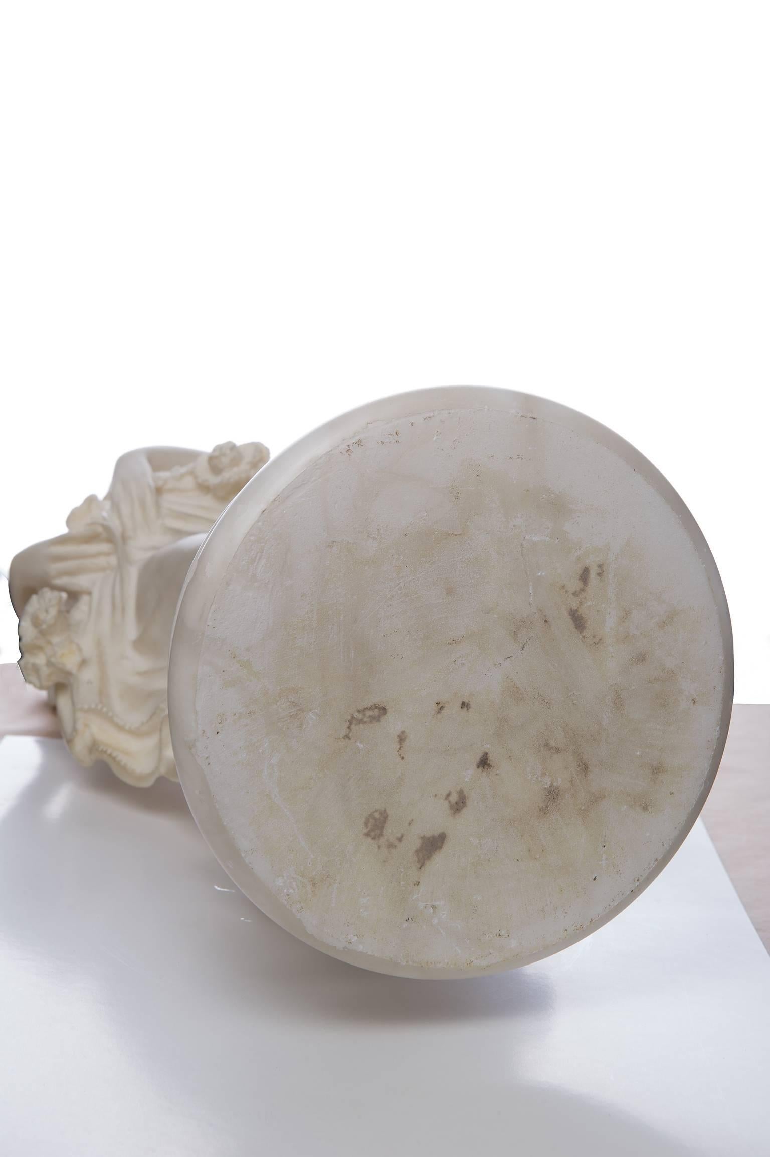  Antique White  Marble Spring Statue Sculpture For Sale 1