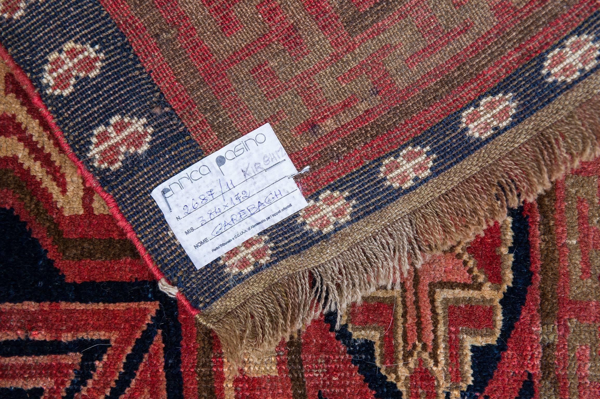 Other Karabagh Vintage  Caucasian Carpet For Sale