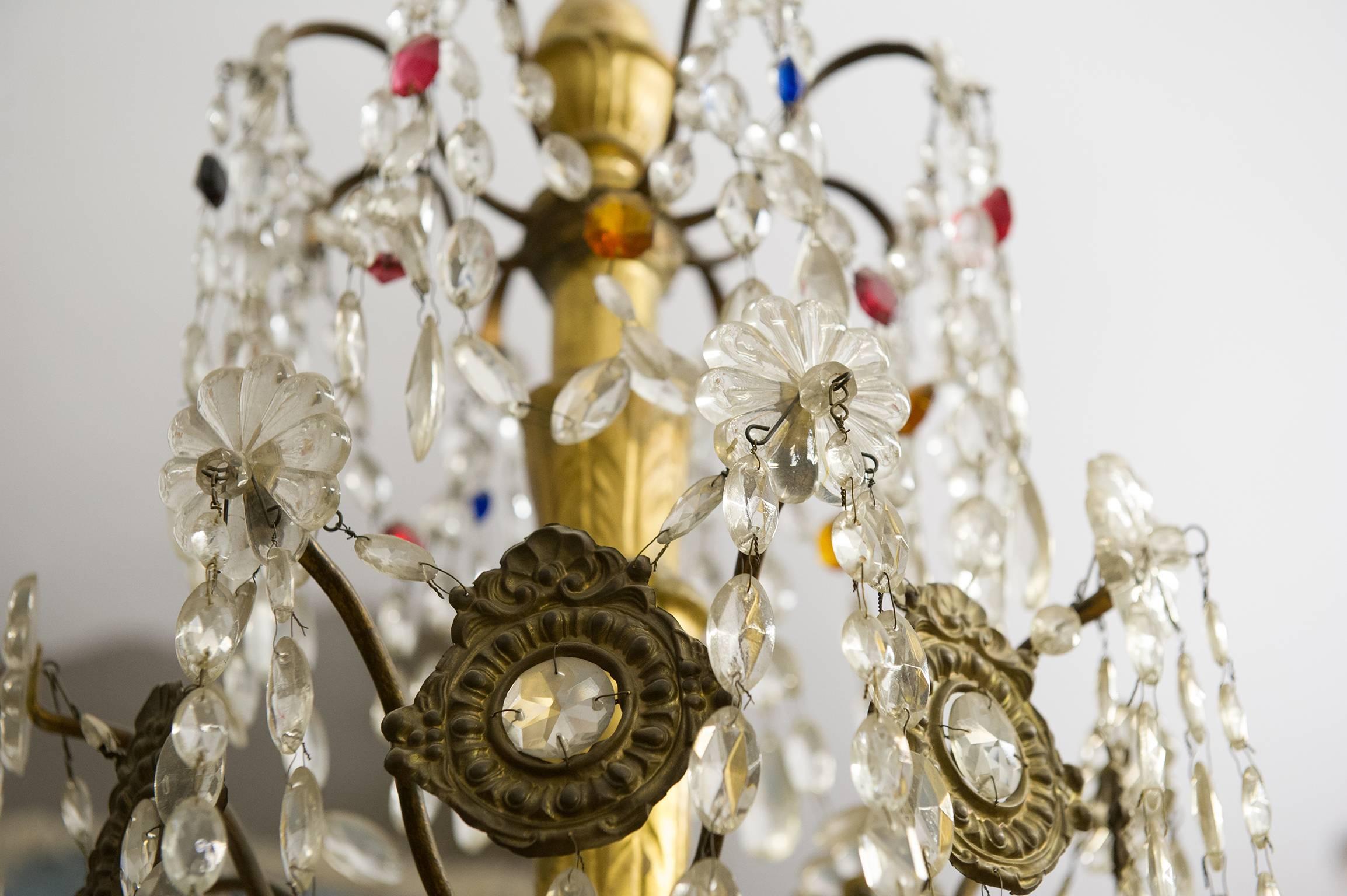 Louis XVI  Cristal  GENOA  Lustre du XVIIIe siècle, parfait dans toutes ses parties en vente