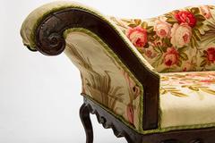 Sofá Luis XV, recubierto de auténtico tapiz de Aubusson perfecto