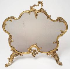 Fireplace Screen Set with Andirons