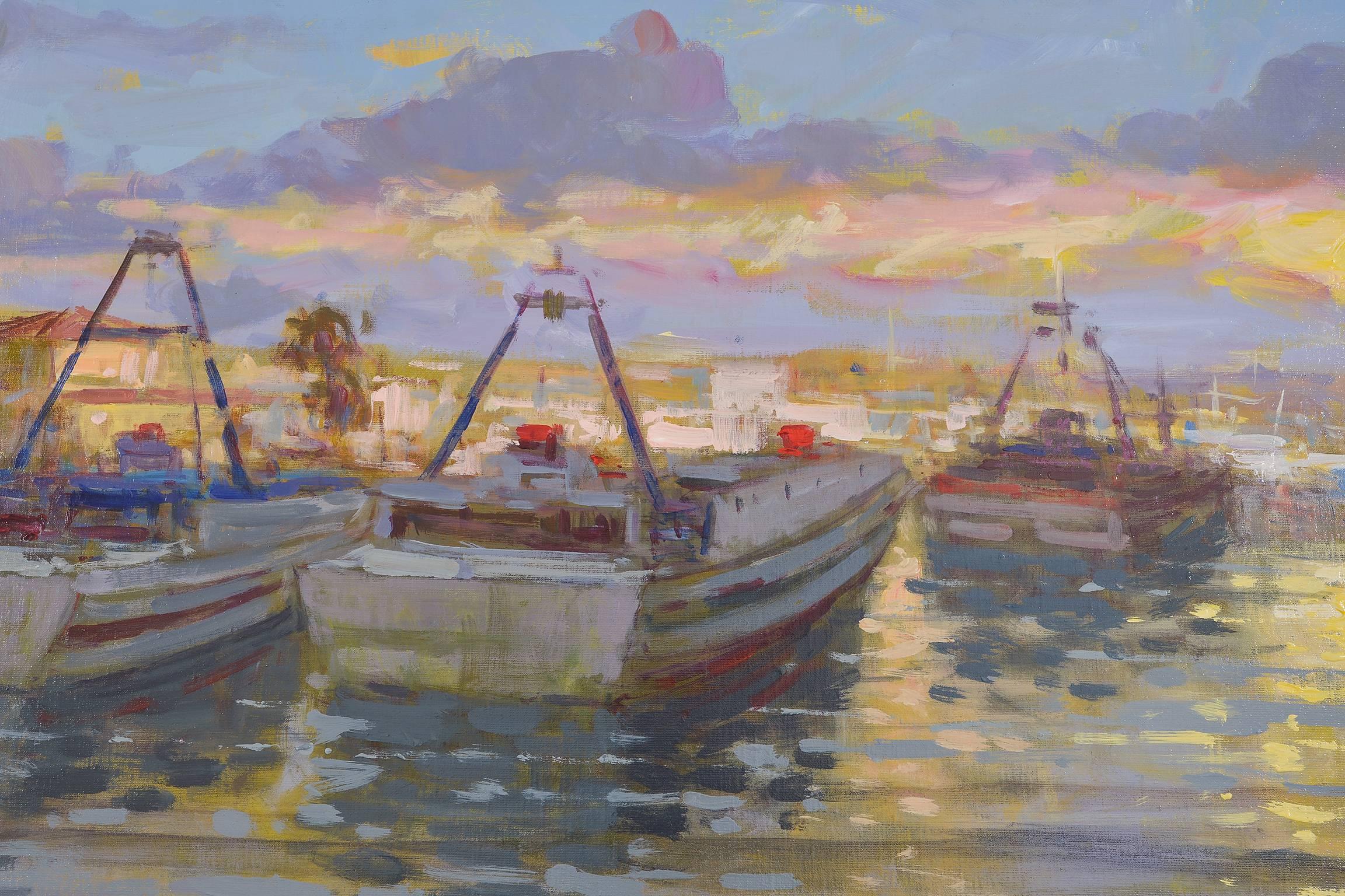 Modern Italian  Sea  Painting 