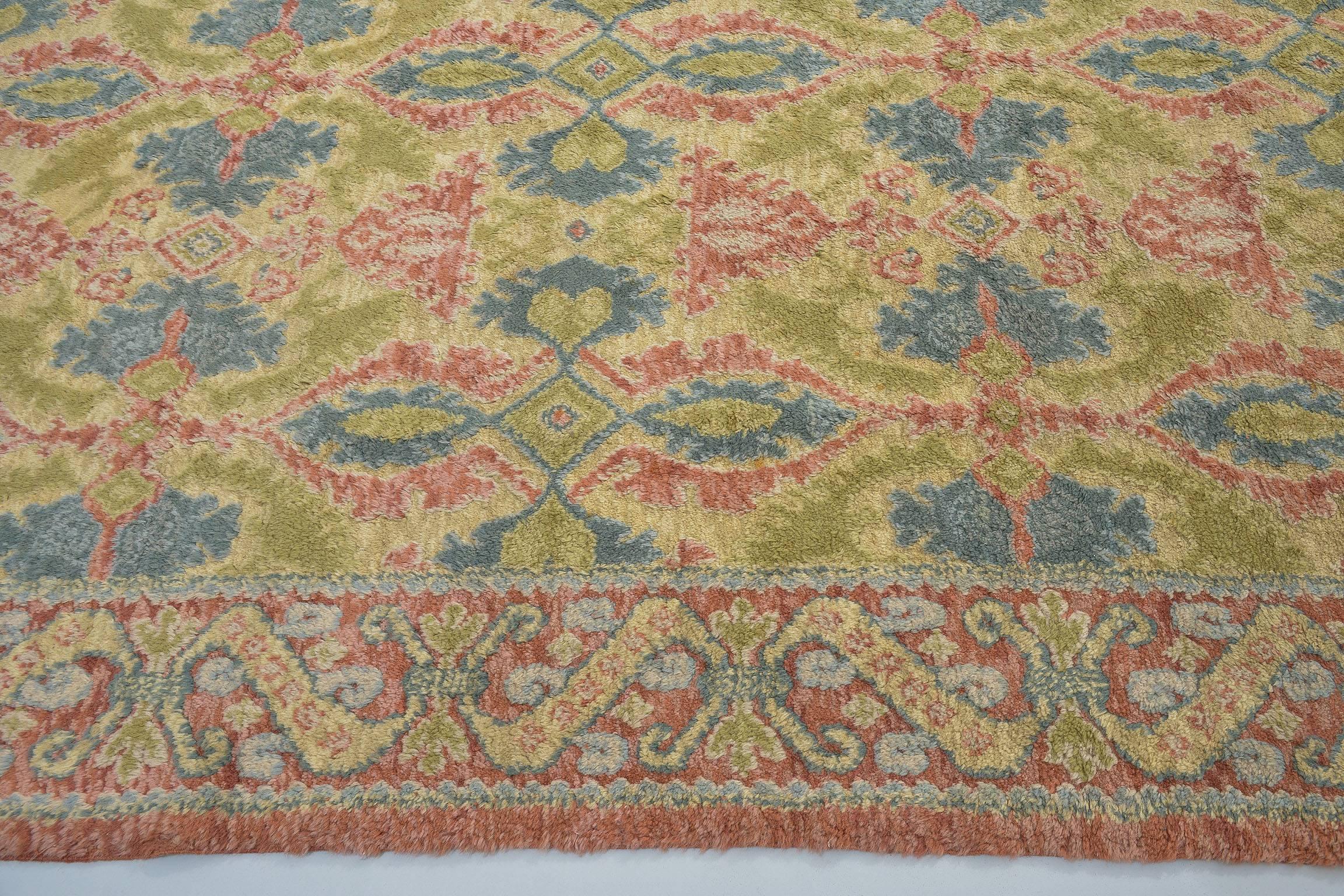 Rare Old  CUENCA Spanish Carpet  for FINAL SALE For Sale 1