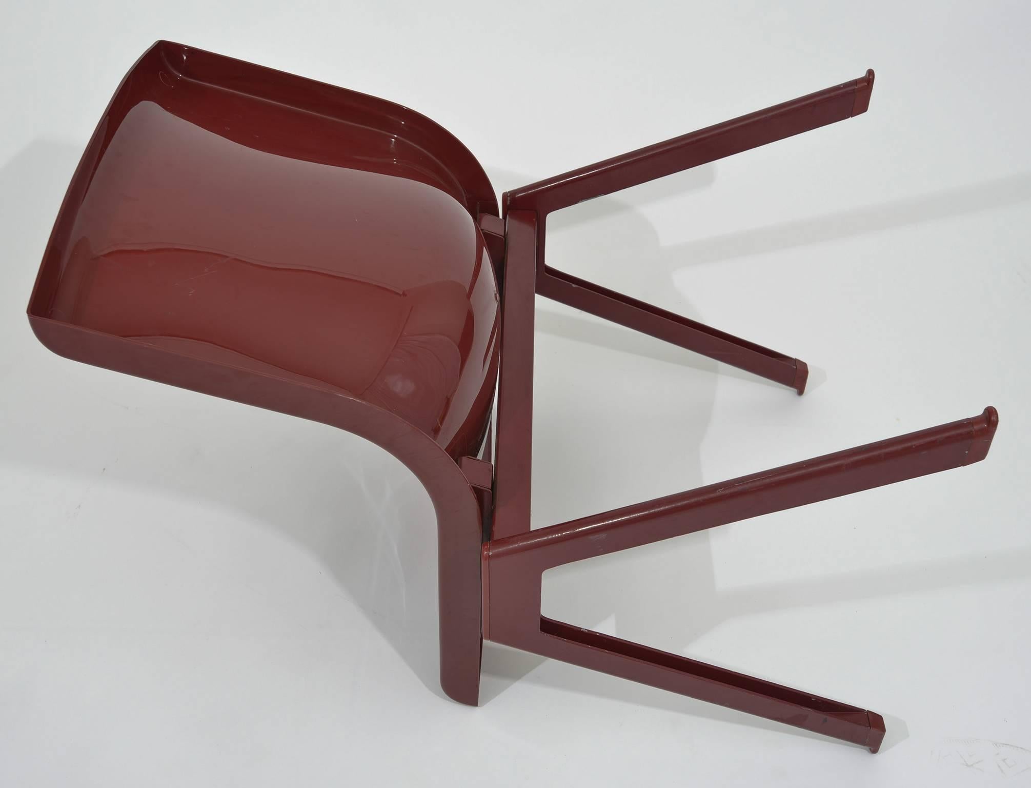 Synthesis Chairs by Ettore Sottsass's Design for Olivetti In Good Condition For Sale In Alessandria, Piemonte