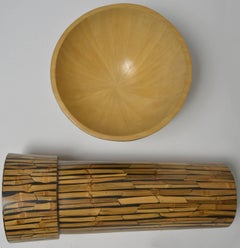 Set Bamboo Vase and Bowl R & Y Augusti